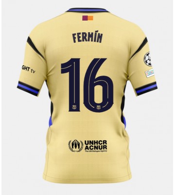Barcelona Fermin Lopez #16 Replika Bortatröja 2025-26 Kortärmad